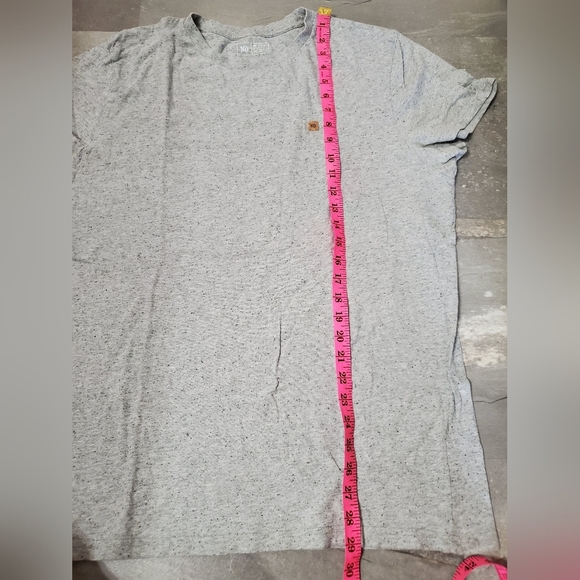 Tentree Short Sleeves Top. T-Shirt. Light Heatheted Grey With Black Dots. Men XL - Picture 5 of 7